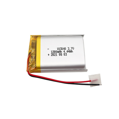 Κύτταρα 103040 πολυμερών 3.7V 1200mAh LFP Lipo μπαταριών λίθιου επαναφορτιζόμενη πολυμερής μπαταρία λίθιου