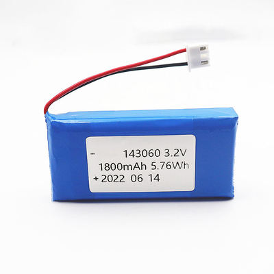 143060 3.2V 1800mAh Lipoの充電電池のリチウム ポリマー細胞