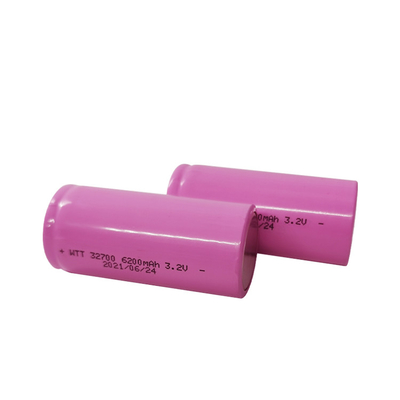 6200mah 32700 LiFePO4 건전지, 3.2V LiFePO4 원통 모양 세포