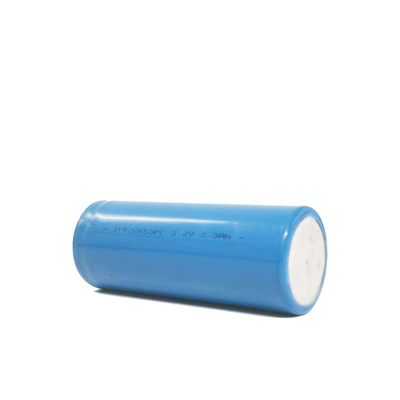 26650 batterie rechargeable de 2300mAh LiFePO4, cellule de batterie de 2.3Ah LFP