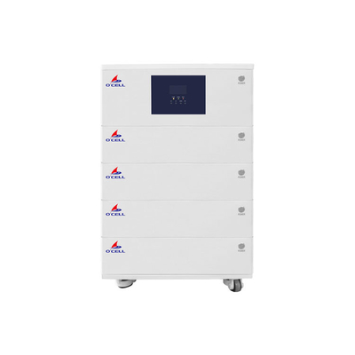 Ess Lifepo4 48vのリチウム イオン電池100Ah 200Ahは1つのシステム雑種のすべてを積み重ねた