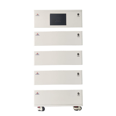Ess Lifepo4 48vのリチウム イオン電池100Ah 200Ahは1つのシステム雑種のすべてを積み重ねた