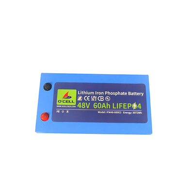 Profundo ciclo de vida Batería de iones de litio BMS Pack 48V 60Ah 120Ah con amplio rango de temperatura