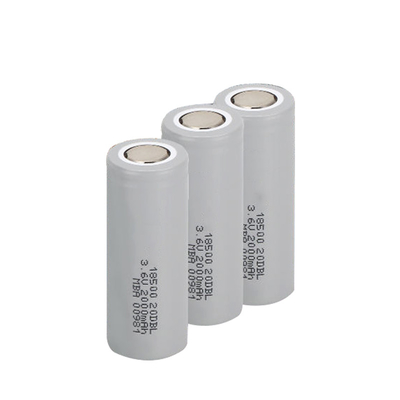 2000mah Batería recargable de iones de litio 18500 Batería de iones de litio 3.6v 1600mah