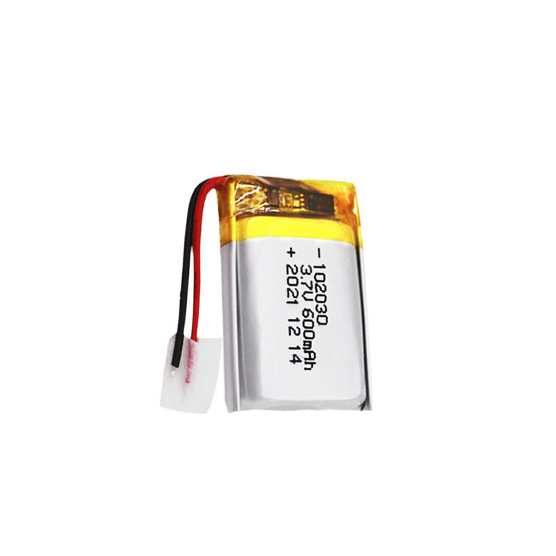 小さいポリマーLipoのリチウム電池102030 3.7ボルト600mAh