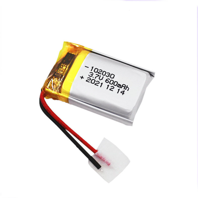 Small Polymer Lipo Lithium Battery 102030 3.7 V 600mAh