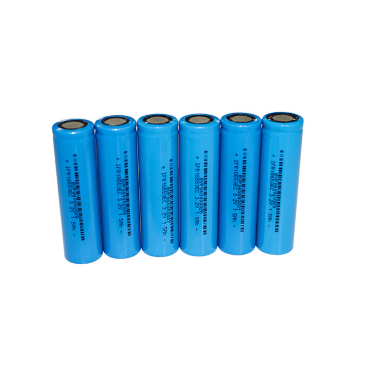 3.2V cilindrische LiFePo4 batterij LFP Lithium Ion batterijpakket Diepe cyclus 18650