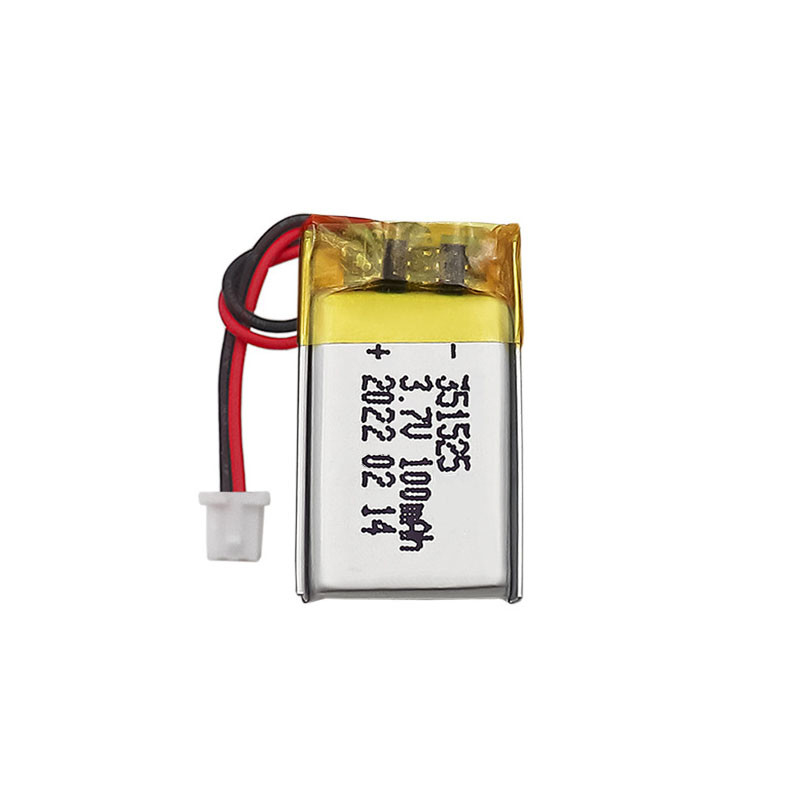 351525 3,7 batteries rechargeables de polymère de lithium de cellules de batterie de V 100mah Lipo