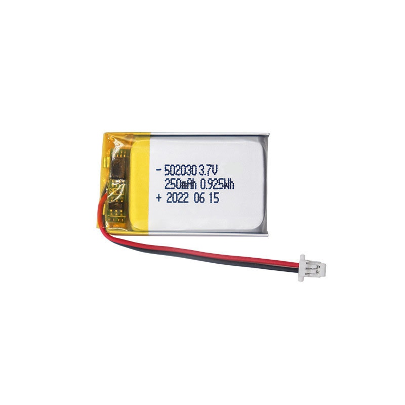 502030 bateria pequena da bateria 3,7 V 250mah Lipo de Lipo do polímero para o fone de ouvido