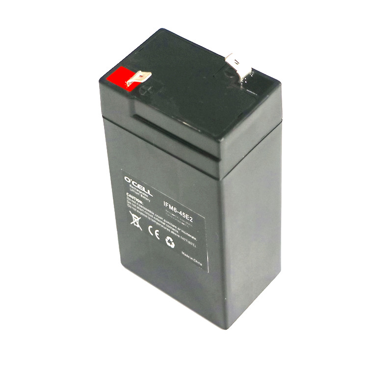 Lithium LiFePo4 Li Ion 18650 Battery Pack 6V Black Case LiFePO4 Battery Pack For UPS