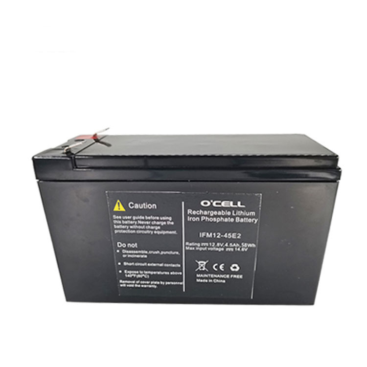 18650 Lithium Ion Power Pack 12V 4,5Ah Lifepo4 batterij diepe cyclus