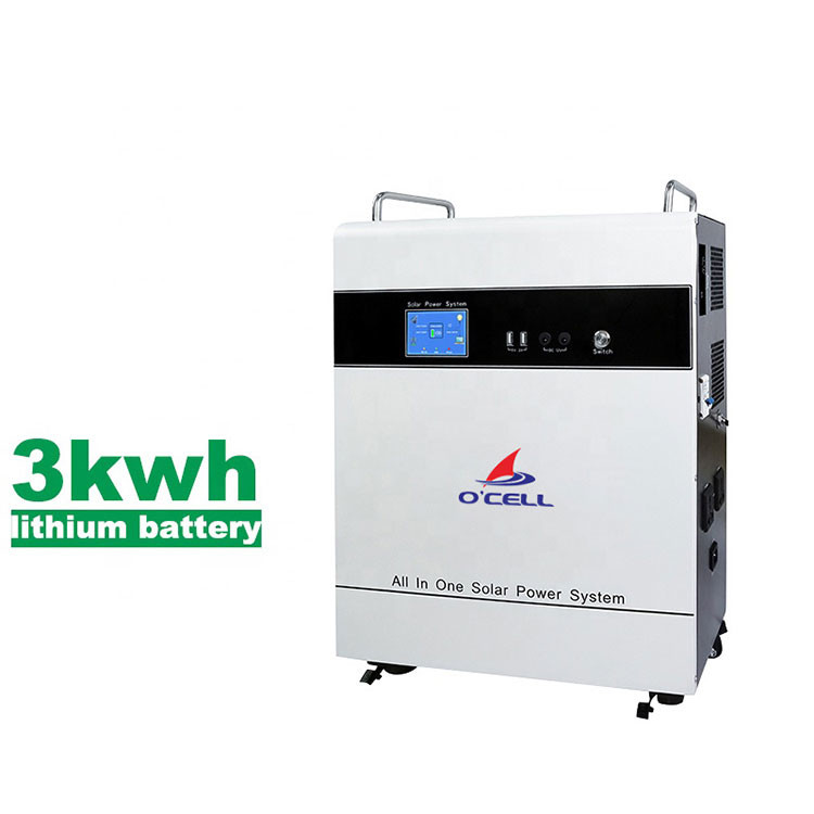 Hybride à énergie solaire d'inverseur de la batterie 3kw 5kw 10kw 15kw de systèmes de stockage outre de grille avec le contrôleur de MPPT