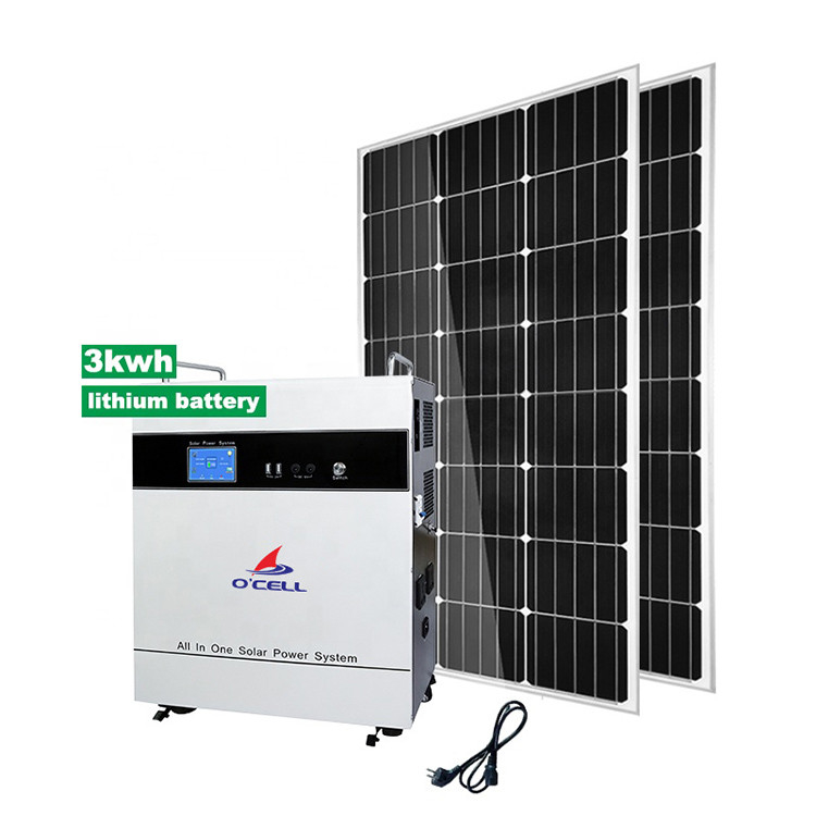 Sistema Solar caseras desprendibles caseras de la batería 110V 220V 3000W de la energía
