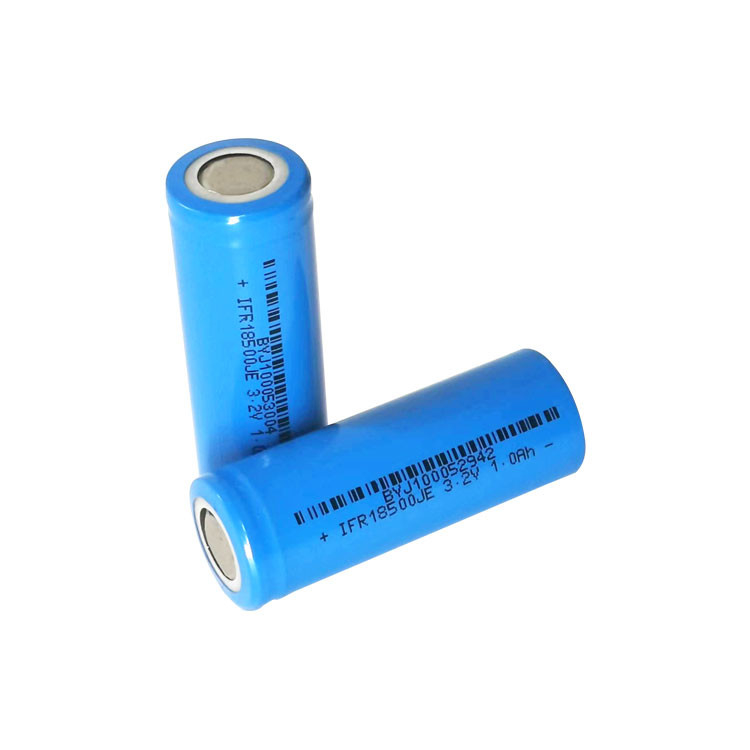 LiFePo4 1000mAh Cylindrical Li Ion Battery 18500 Grade AAA Rechargeable Cell