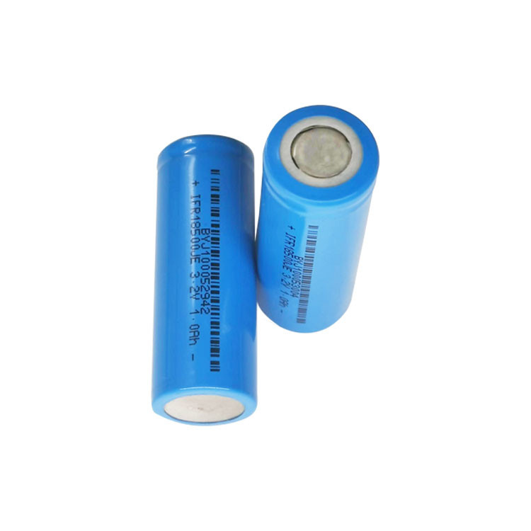 재충전용 18500 Lifepo4 건전지, 1000mAh 3.2V LFP 전지