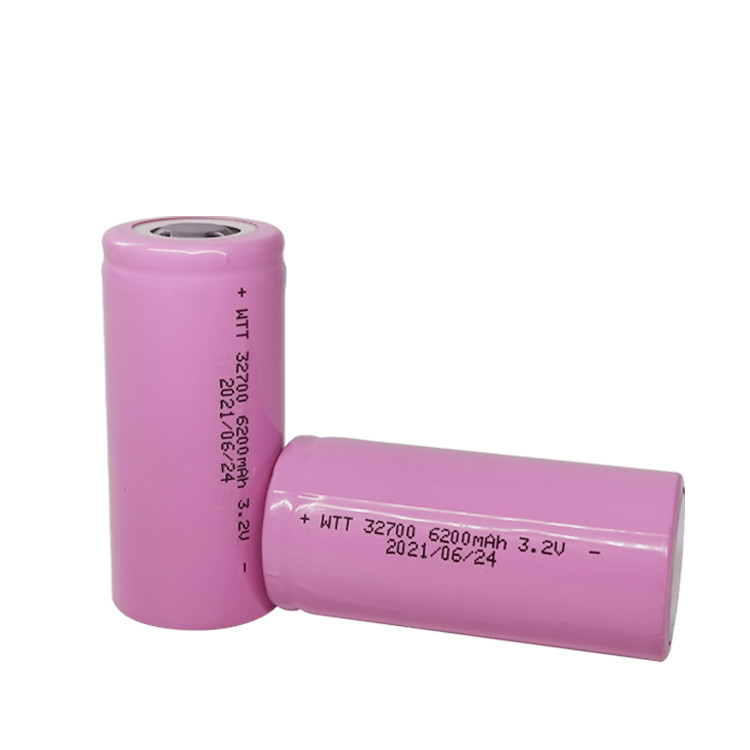 batteria di 6200mah 32700 LiFePO4, celle cilindriche di 3.2V LiFePO4