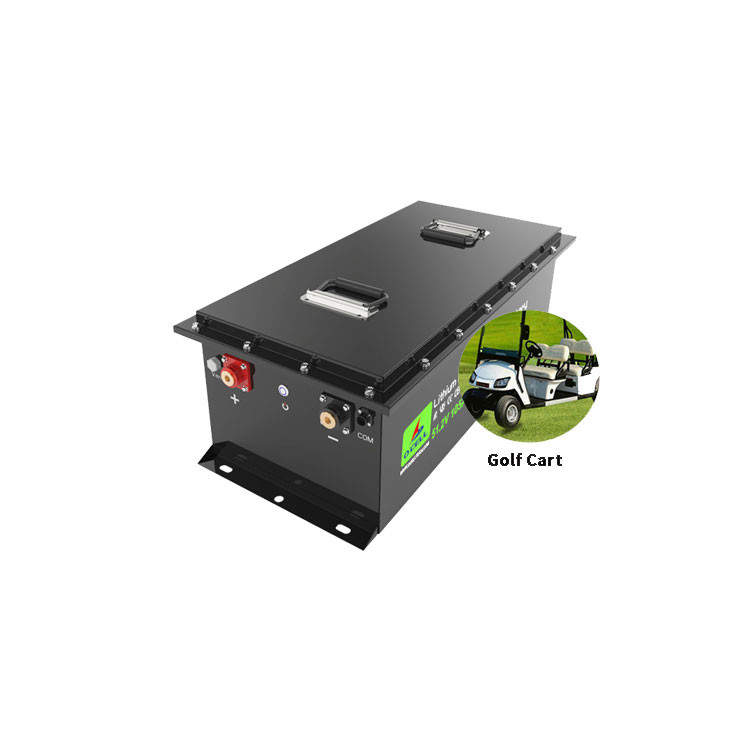 Pacco batteria prismatico del carretto di golf, pacco batteria al litio ferro fosfato per carretto da golf