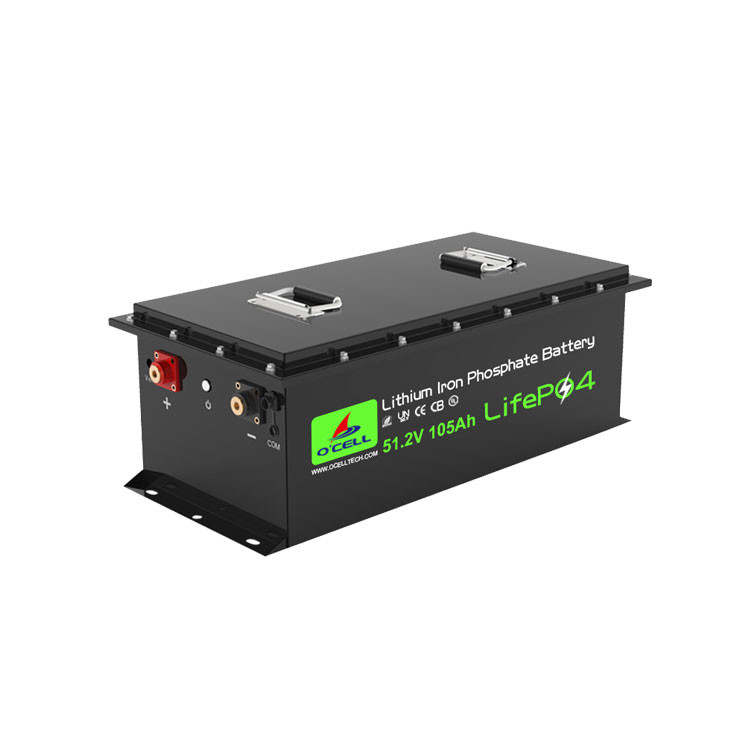 51.2V 105Ah LiFePo4-batterijpak, lithium-ionbatterij voor golfkar