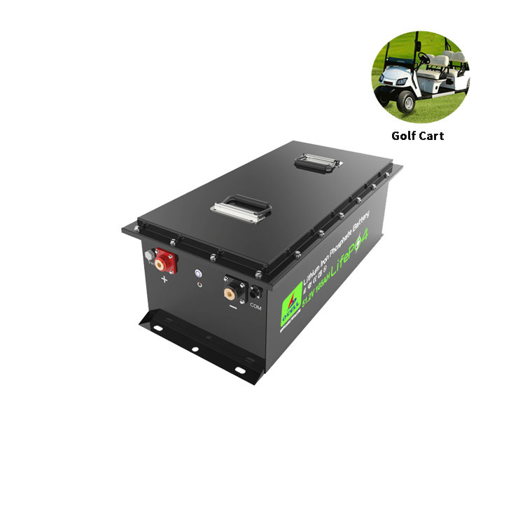 51.2V 105Ah LiFePo4-batterijpak, lithium-ionbatterij voor golfkar