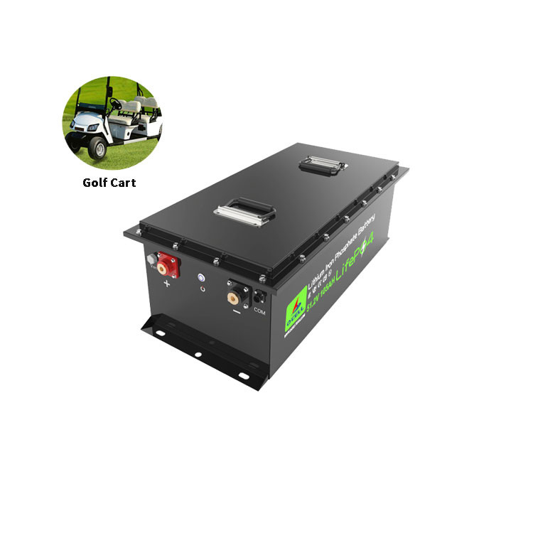 48V 105Ah LiFePo4 Golf Cart Battery , Environment Friendly Lifepo4 Li Ion Battery
