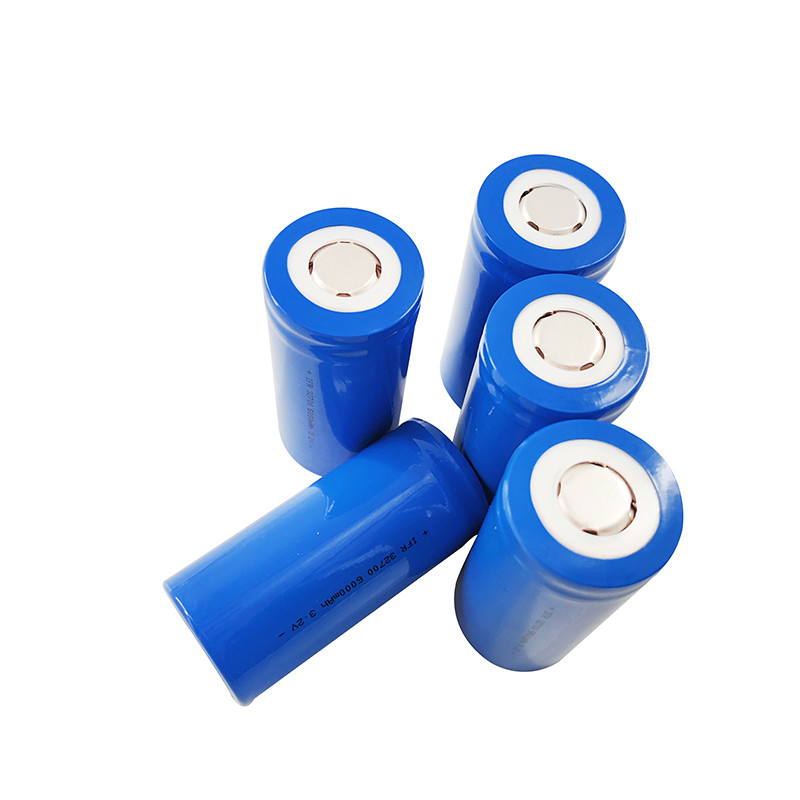 3.2V 6Ah LiFePo4 Cylindrical Battery Cell , MSDS 32700 LiFePO4 Battery