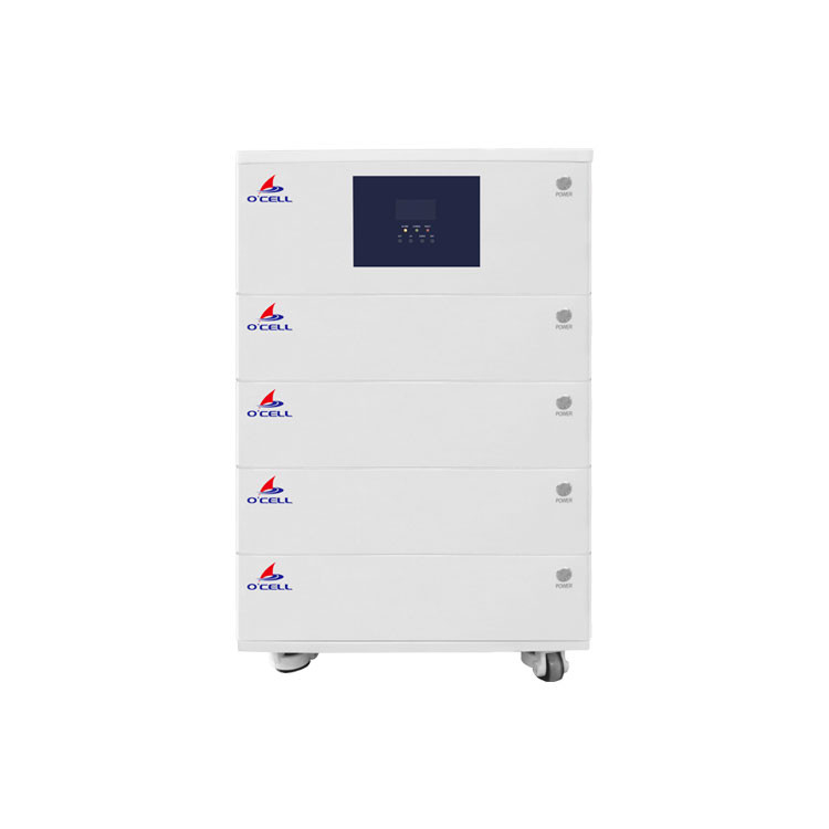 Ess Lifepo4 48vのリチウム イオン電池100Ah 200Ahは1つのシステム雑種のすべてを積み重ねた
