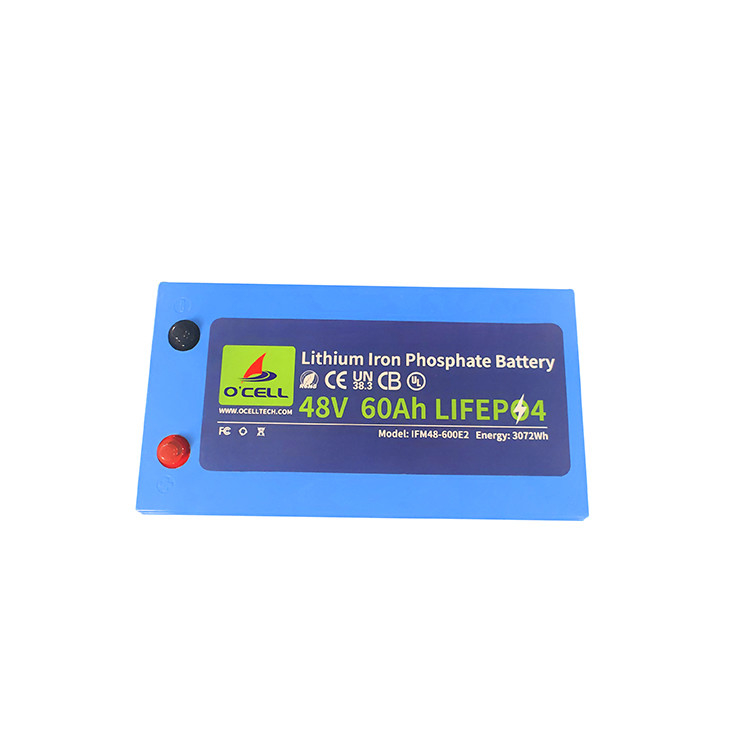 Profundo ciclo de vida Batería de iones de litio BMS Pack 48V 60Ah 120Ah con amplio rango de temperatura