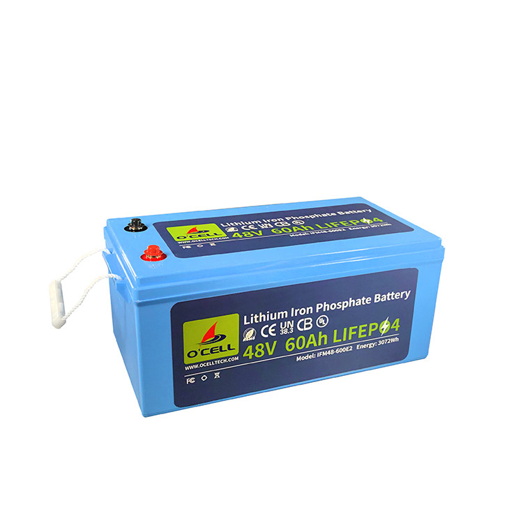 Bateria Li-ion recarregável de ciclo profundo LiFePo4 Bateria de iões de lítio de 48v 60Ah Para UPS