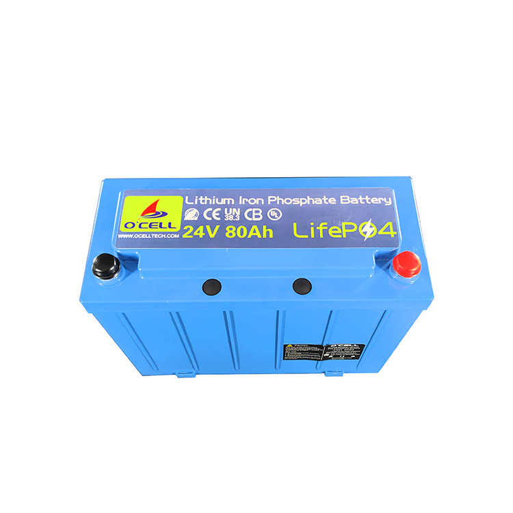 Lithium Ion 80ah 24v Lifepo4 Battery Pack 80% DOD